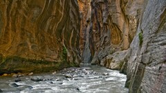 nature landscape canyon river rock Grand Canyon