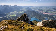 nature landscape Mountains Lake