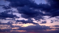 nature landscape sky clouds sunset Sea water
