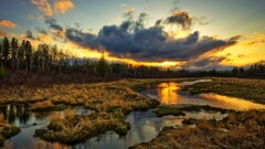 nature landscape sky clouds water sunlight hdr