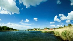 nature landscape sky river water