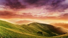 nature landscape sunset