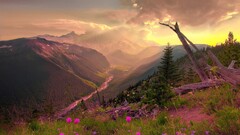nature Mountains landscape