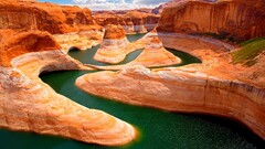 nature river canyon rock water landscape Grand Canyon