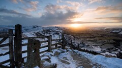 nature sunset landscape