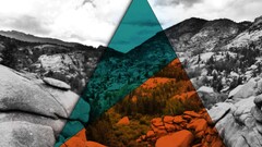 nature triangle selective coloring polyscape Illuminati