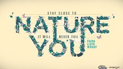 nature Typography quote leaves butterfly digital art text letter