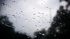 nature water drops water on glass gray