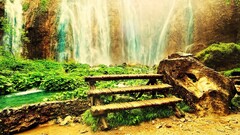 nature waterfall landscape