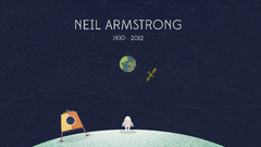 Neil Armstrong Minimalism astronaut space art Space planet moon