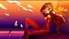 neon genesis evangelion asuka langley soryu anime girls Anime