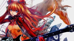 neon genesis evangelion asuka langley soryu anime girls Anime