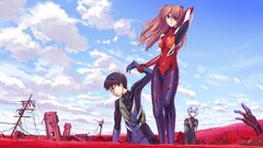 neon genesis evangelion ikari shinji asuka langley soryu Anime