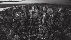 new york city cityscape City USA monochrome