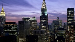 new york city cityscape USA