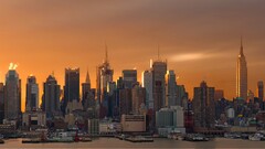 new york city cityscape USA