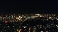 new york city night cityscape