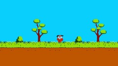 nintendo Duck Hunt dog Trees pixel art pixelated laughing