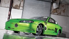 Nissan Car s15 Silvia green cars vehicle