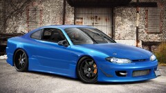Nissan Car Silvia s15 blue cars