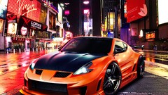 Nissan Car vehicle City colorful orange cars