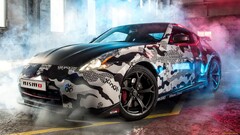 Nissan Car vehicle smoke nismo cyan