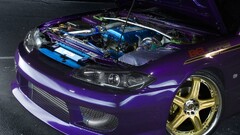 Nissan Nissan Silivia Car purple