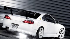 Nissan s15 Silvia Nissan S15 white cars white Car vehicle