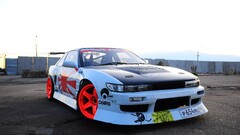 Nissan Silvia s13 Car vehicle colored wheels