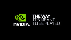 nvidia logo Simple Background