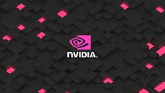 nvidia Technology logo digital art pink