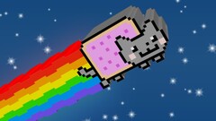 nyan cat 3d artwork