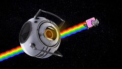 nyan cat Portal (game) Space video games