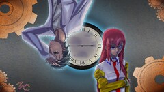 okabe rintarou anime boys Anime anime girls clocks blue eyes