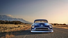 old car blue cars chevy Chevrolet Car hot rod desert vehicle