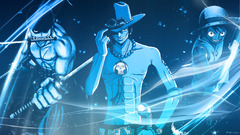 One Piece anime boys blue Anime cyan