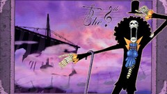 One Piece brook Anime purple
