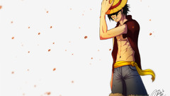 One Piece monkey d luffy anime boys Anime