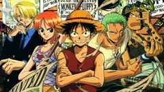 One Piece monkey d luffy nami Roronoa Zoro Usopp sanji Anime
