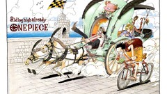 One Piece monkey d luffy racing tony tony chopper Usopp sanji