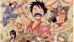 One Piece monkey d luffy Usopp Nico Robin nami sanji anime boys
