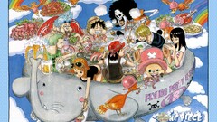 One Piece nami Nico Robin tony tony chopper franky brook sanji