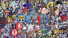 One Piece original characters Anime colorful collage