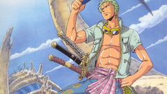 One Piece Roronoa Zoro anime boys