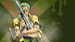 One Piece Roronoa Zoro anime boys sword