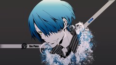 One Piece sanji Anime Cigarettes blue hair anime boys