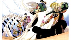 One Piece sanji monkey d luffy Roronoa Zoro Usopp Anime