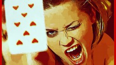 open mouth Women Cards playing cards face artwork