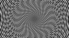 optical illusion digital art monochrome