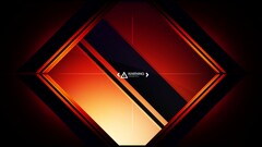 orange warning signs digital art dark red geometry square